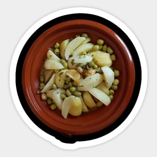 Moroccan Chicken Tagine, Beautiful Gift For Morocco Food Lover Sticker